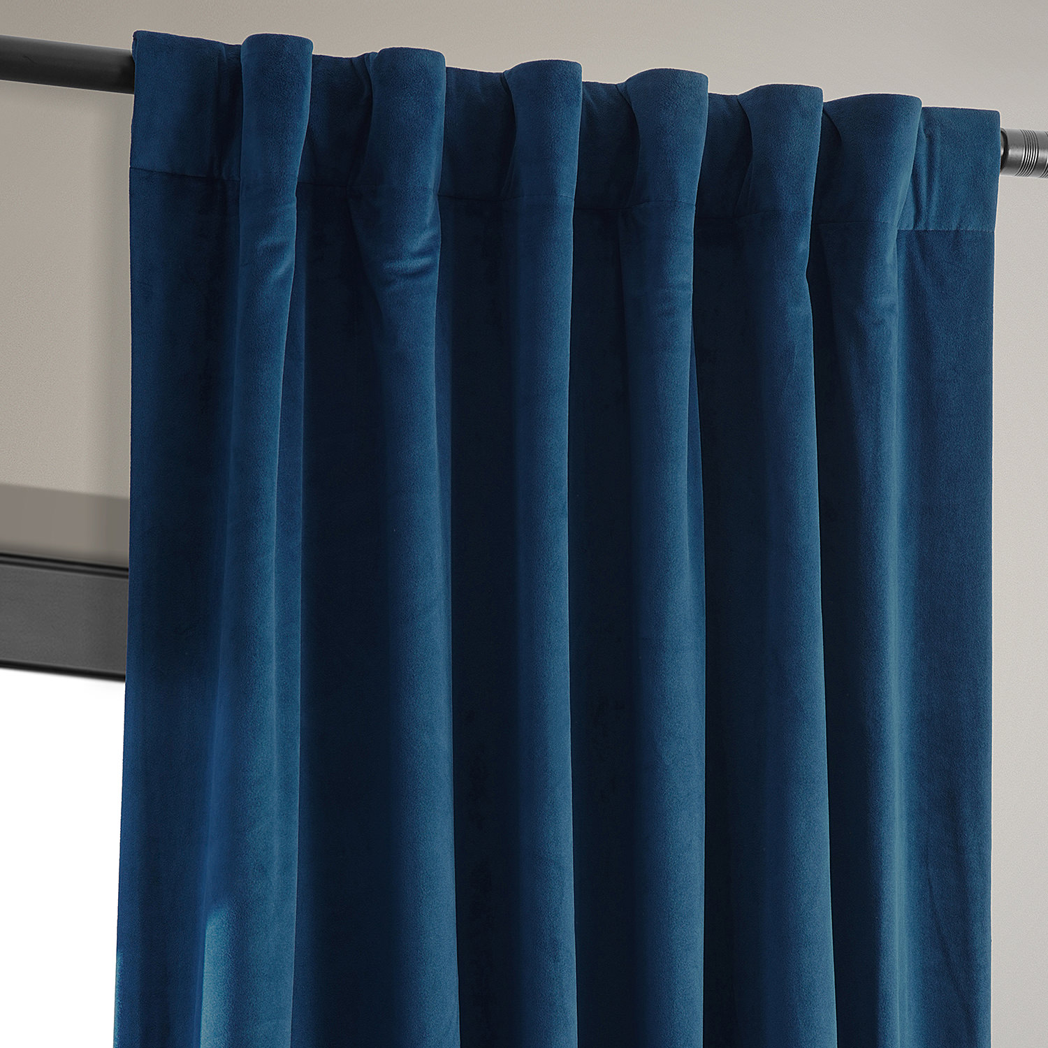 Signature Union Blue Blackout Velvet Curtain