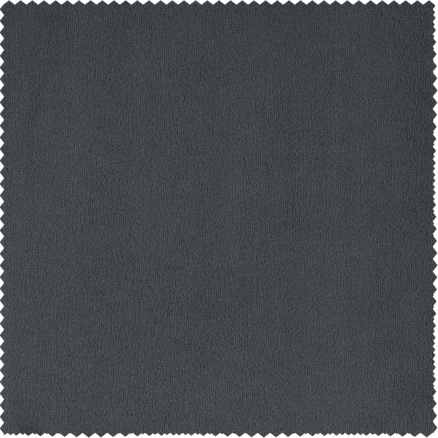 Signature Natural Grey Grommet Blackout Velvet Curtain