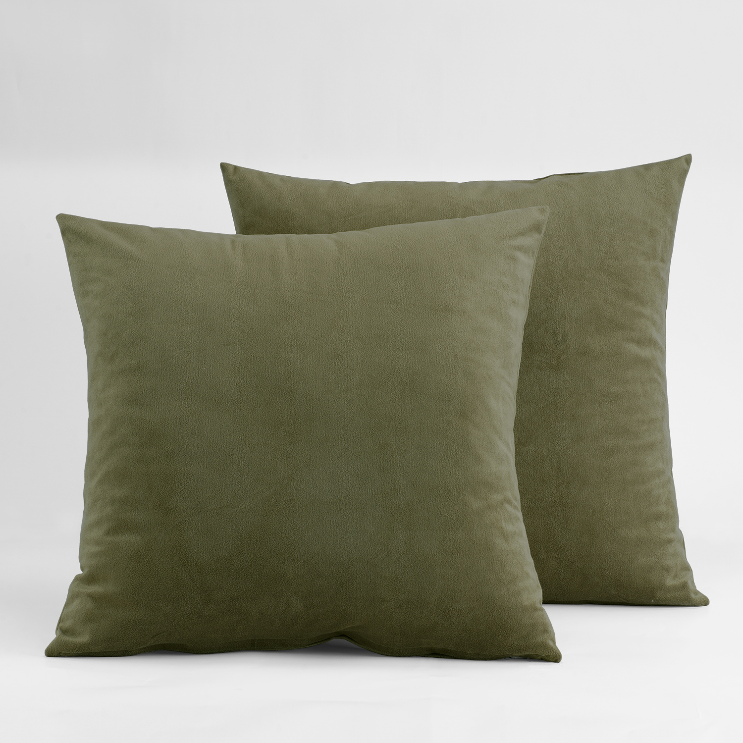 Signature Hunter Green Velvet Cushion Cover - Pair