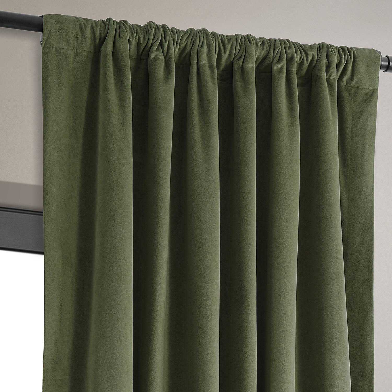 Signature Hunter Green Blackout Velvet Curtain