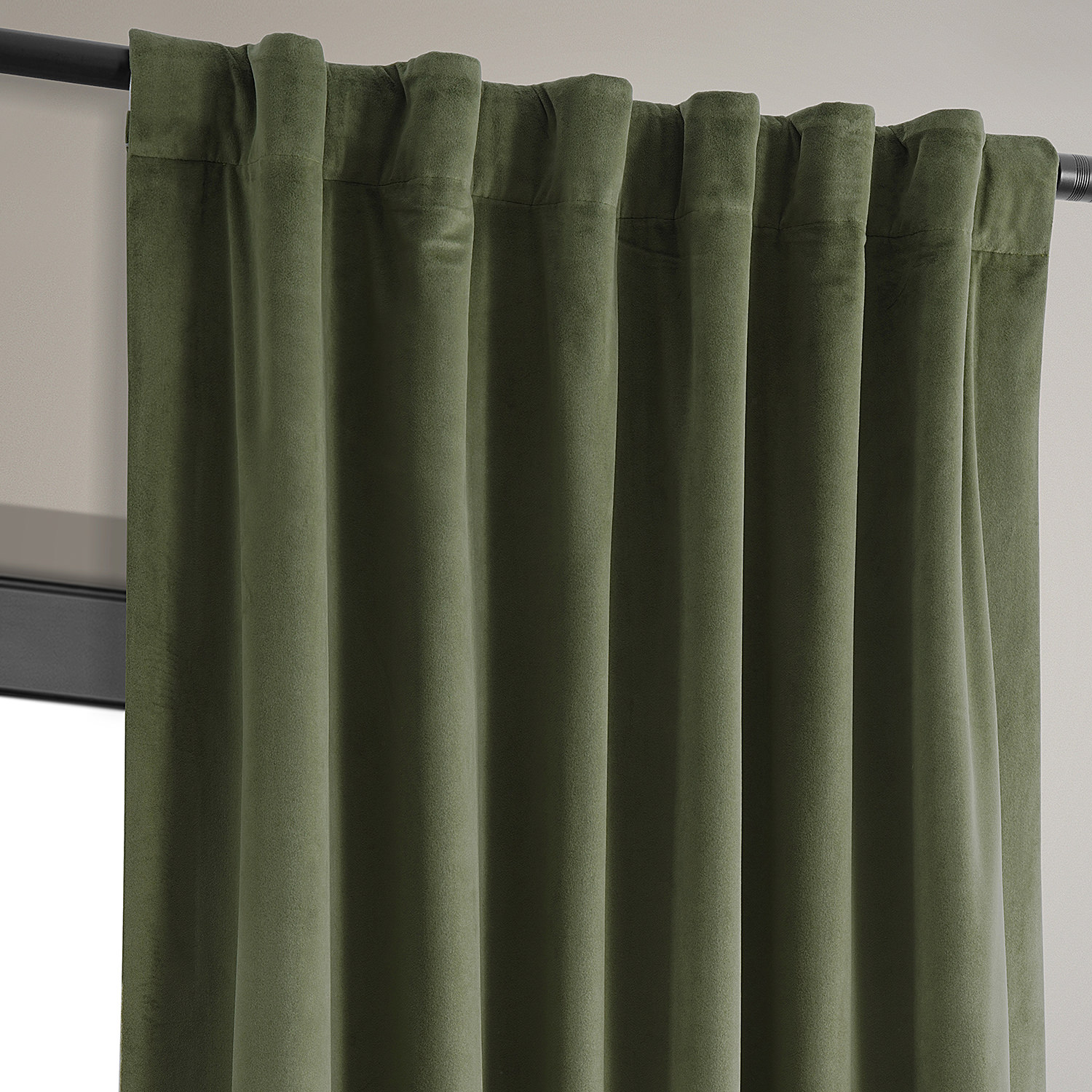 Signature Hunter Green Blackout Velvet Curtain