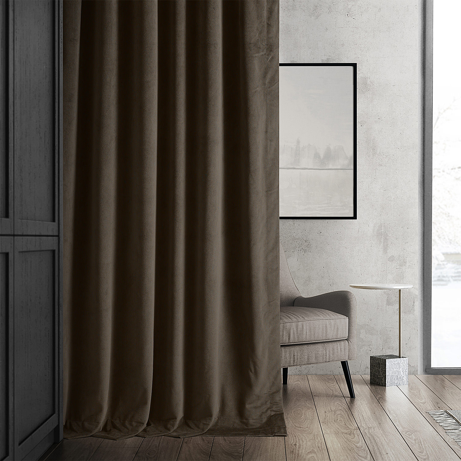 Signature Java Blackout Velvet Curtain