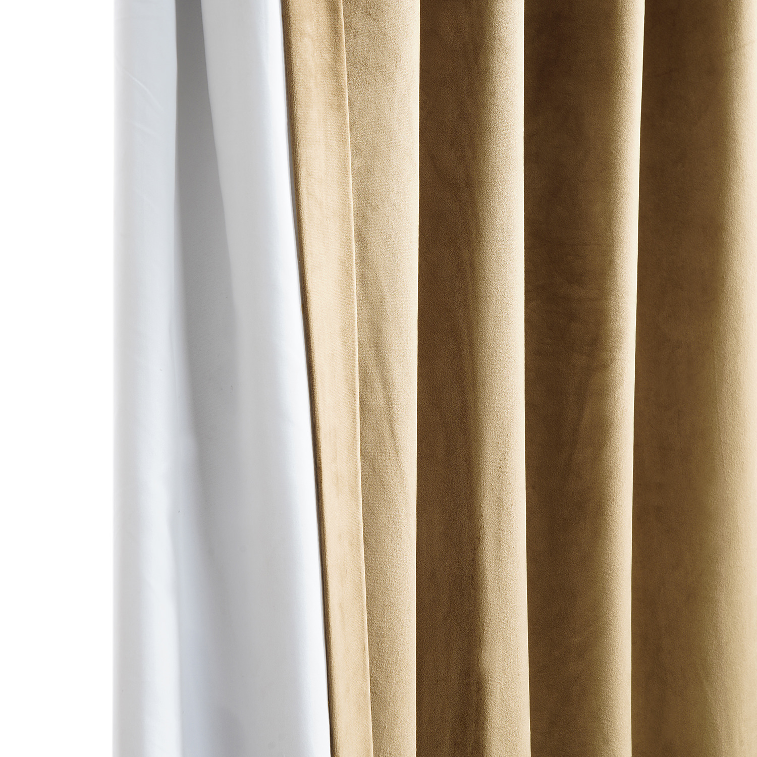 Spiced Rum Plush Velvet Curtain