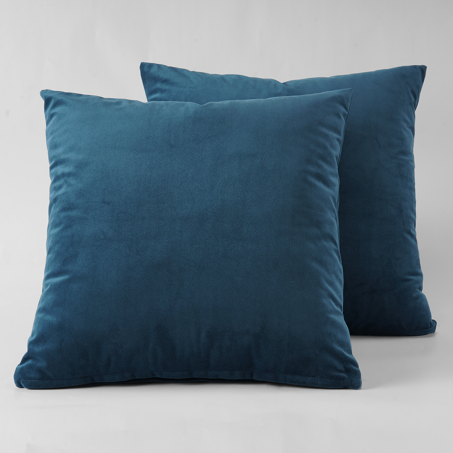 Avalon Blue Heritage Plush Velvet Cushion Cover - Pair