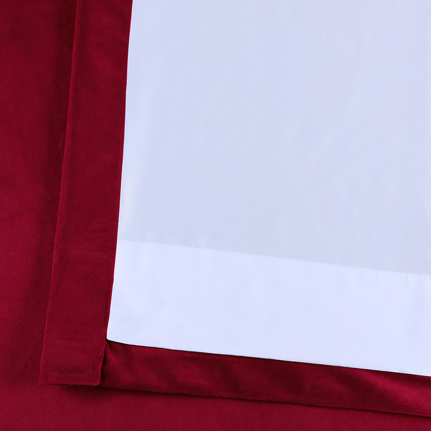 Cinema Red Heritage Plush Velvet Curtain