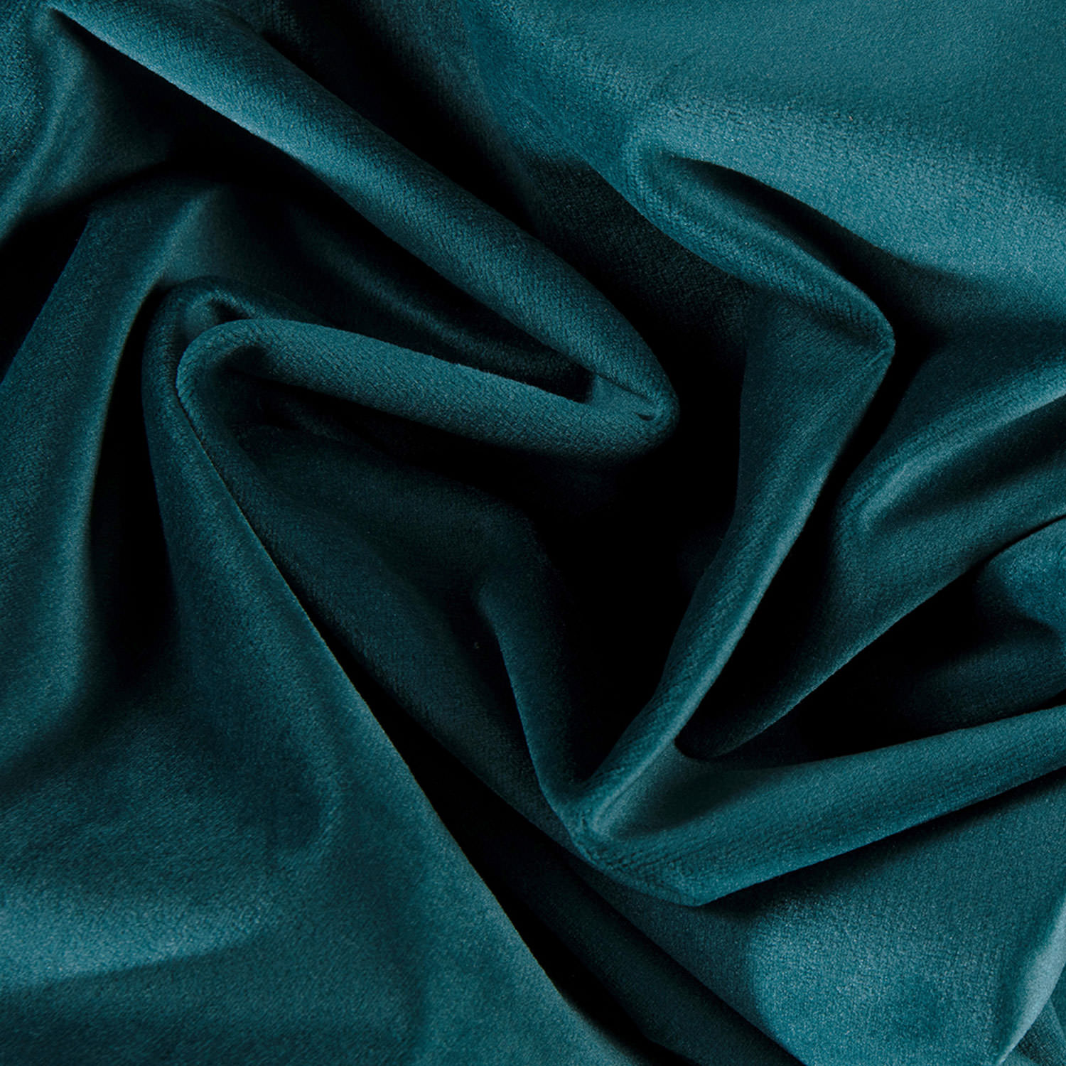 Deep Sea Teal Heritage Plush Velvet Swatch