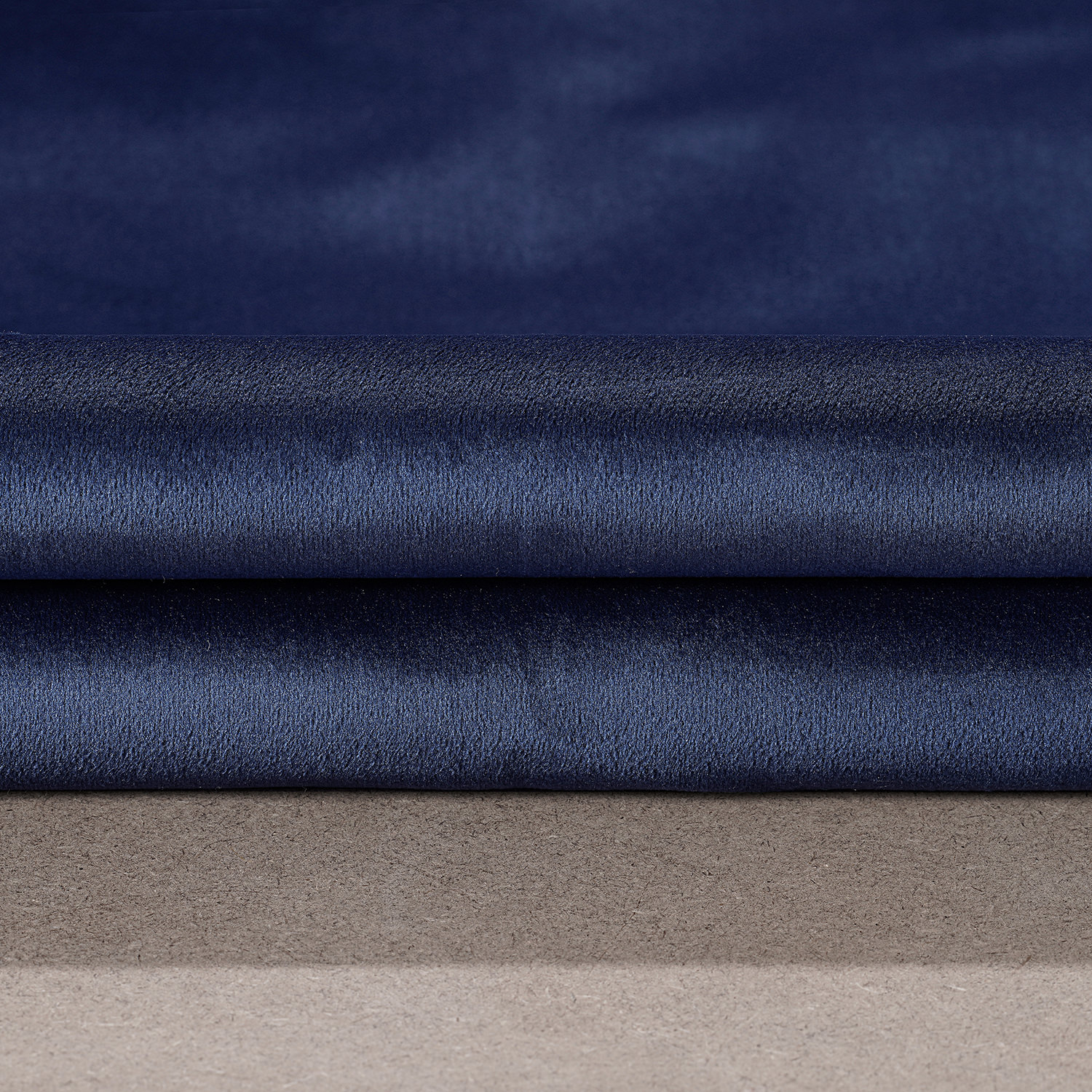 Designer Navy Performance Velvet Blackout Swatch