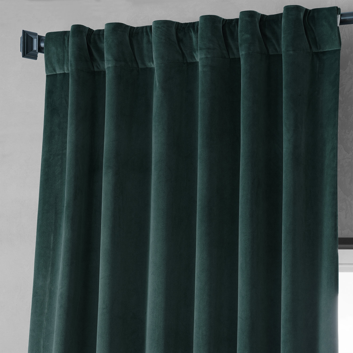 Lucky Green Royal Lux Velvet Curtain