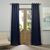 Navy Blue Grommet Blackout Room Darkening Curtain