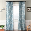 Tea Time Teal Blackout Room Darkening Curtain