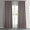 Mink Faux Linen Room Darkening Curtain