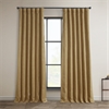 Butterscotch Faux Linen Room Darkening Curtain