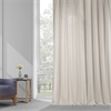 Fable Beige Dune Textured Solid Cotton Curtain Pair (2 Panels)