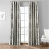 Renaissance Platinum Silver Designer Embroidered Curtain