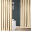 Sepia Beige Italian Faux Linen Curtain