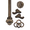 Crown Antique Bronze Prepacked Wooden Rod Set