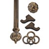 Sofia Antique Bronze Prepacked Wooden Rod Set