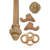 Royal Fancy Historical Gold Prepacked Wooden Rod Set