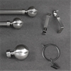 Metal Ball Extendable Rod Set- Nickel