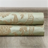 Magdelena Jade & Gold Designer Damask Swatch