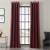 Ruby Grommet Blackout Vintage Textured Faux Dupioni Silk Curtain