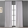 Sassy White Vintage Dupioni Hotel Blackout Curtain