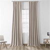 Hazelwood Beige Solid Cotton Blackout Curtain