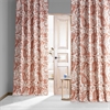 Edina Rust Printed Cotton Hotel Blackout Curtain