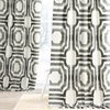 Mecca Steel Printed Cotton Curtain