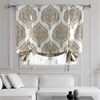 Arabesque Tan Printed Cotton Tie-Up Window Shade