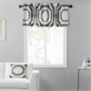 Mecca Steel Printed Cotton Window Valance