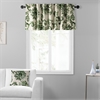 Indonesian Green Printed Cotton Window Valance