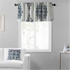 Kerala Blue Printed Cotton Window Valance