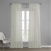 Montpellier Striped Faux Linen Sheer Curtain