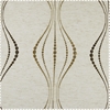 Suez Bronze Embroidered Faux Linen Sheer Swatch