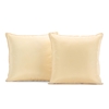 Creme Parfait Silk Taffeta Cushion Covers - Pair