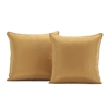 Dijon Gold Silk Taffeta Cushion Covers - Pair