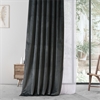 IronStone Grey Urban Lush Velvet Curtain