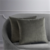 Signature Gunmetal Grey Velvet Cushion Cover - Pair