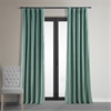 Signature Aqua Mist Blackout Velvet Curtain