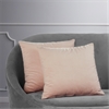 Signature Rosey Dawn Grey Velvet Cushion Cover - Pair