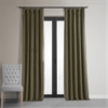 Signature Denver Taupe Blackout Velvet Curtain