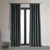 Signature Natural Grey Blackout Velvet Curtain