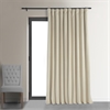 Signature Neutral Ground Extra Wide Blackout Velvet Curtain