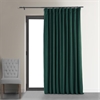 Signature Blackforest Green Extra Wide Blackout Velvet Curtain