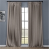 Gallery Taupe Heritage Plush Velvet Extrawide Curtain