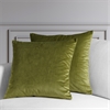 Retro Green Heritage Plush Velvet Cushion Cover - Pair