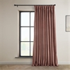 Wild Rose Heritage Plush Velvet Extrawide Curtain