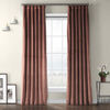 Wild Rose Plush Velvet Curtain