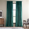 Forestry Green Heritage Plush Velvet Curtain